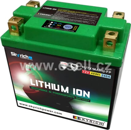 motobaterie Skyrich Lithium HJTX14H-FP (12V 48Wh)