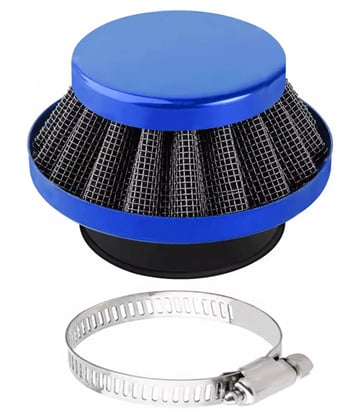 Sportovní vzduchový filtr minibike, minicross, čtyřkolka - modrá