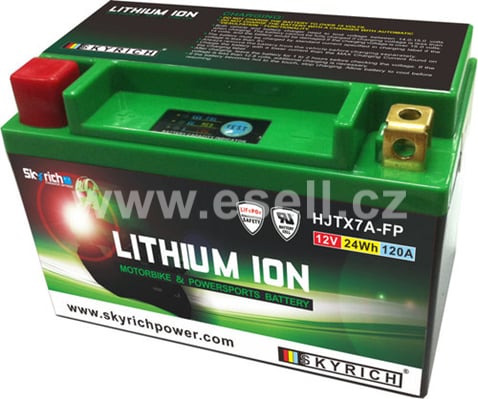 motobaterie Skyrich Lithium HJTX7A-FP (12V 24Wh)