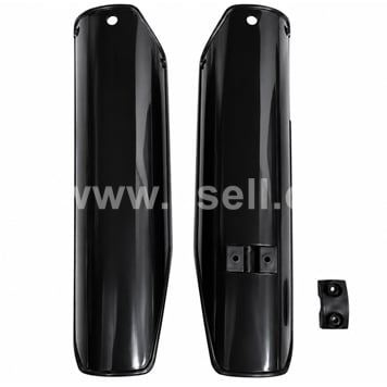 Kryty předních tlumičů pitbike 253 mm – černé, sada