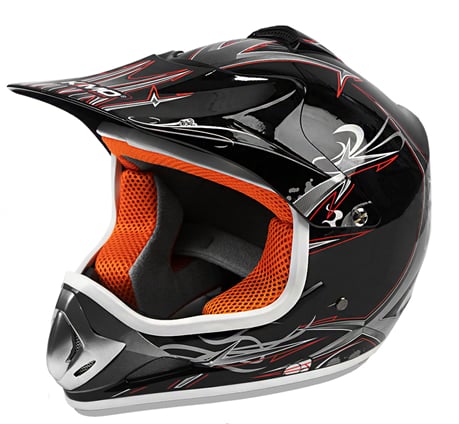 Moto helma Cross Nitro Racing černá XS