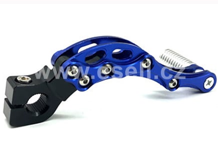 Startovací páka pitbike 13mm CNC modrá