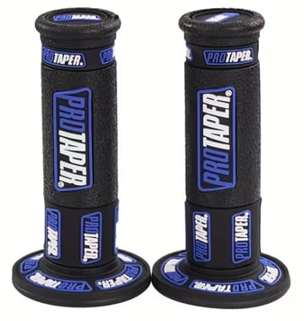 Gripy pitbike černá/modrá