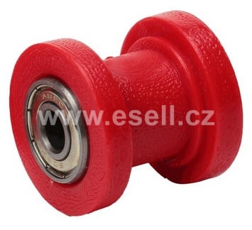Rolnička řetězu 10mm, červená