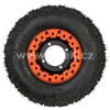 Kompletní kolo 7 palců s pneu 16x8-7 oranžová 4x110mm