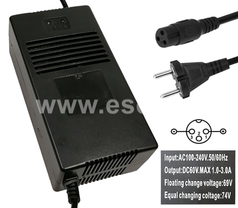 Nabíječka 60V, 3A