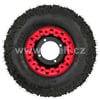 Kompletní kolo 7 palců s pneu 16x8-7 červená 4x110mm