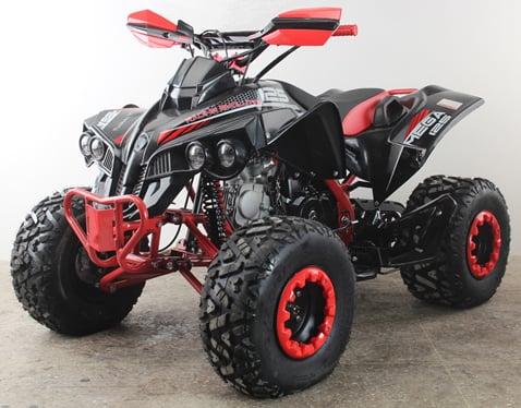 Dětská čtyřkolka Ultimate Mega Automat 125 cc červená