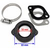 Příruba / adapter karburátoru 48mm / 33mm