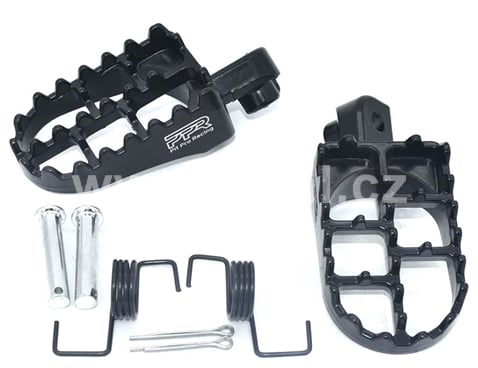 Stupačky pitbike 115mm černá