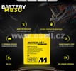 Baterie Motobatt MB3U, 12V, 3,8Ah, 50A (YB3L-A; YB3L-B)