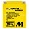 Baterie Motobatt MB3U, 12V, 3,8Ah, 50A (YB3L-A; YB3L-B)