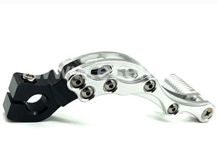 Startovací páka pitbike 13mm CNC stříbrná