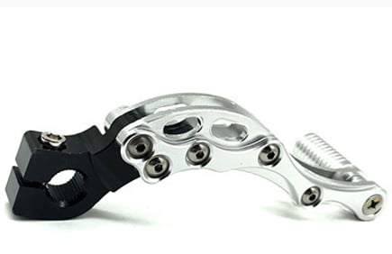 Startovací páka pitbike 13mm CNC stříbrná