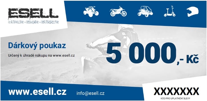 Dárkový poukaz 5000 Kč