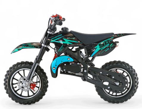 Dětská minicross 49cc KXD 703 modrá